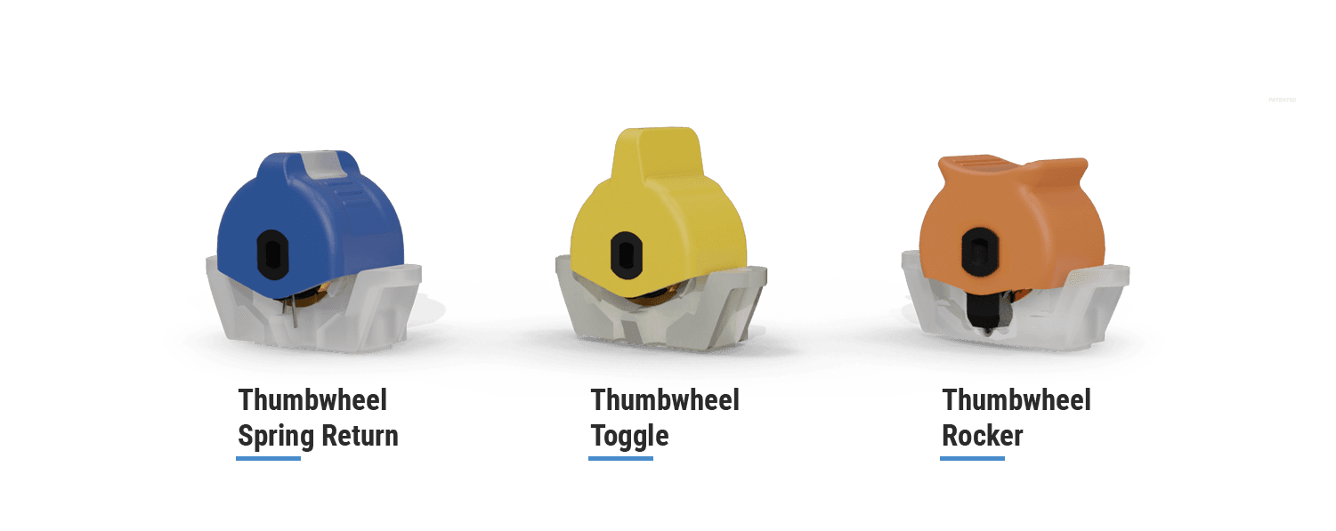 Makersan MO 393 thumbwheel cap type options.