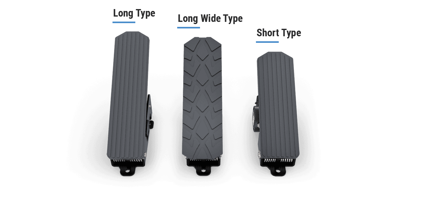 Makersan MO 129 accelerator pedal treadle type options.