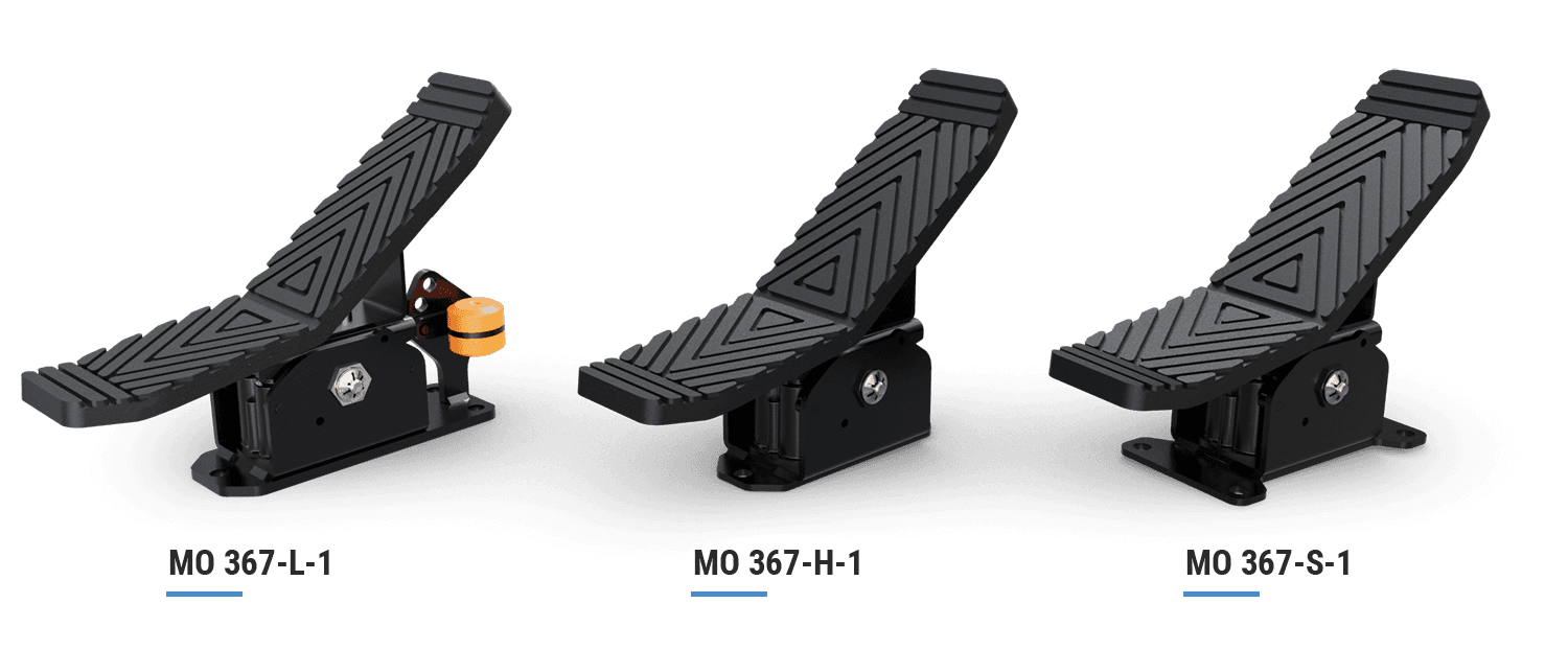 Makersan MO 367 rocker pedal connection type options.